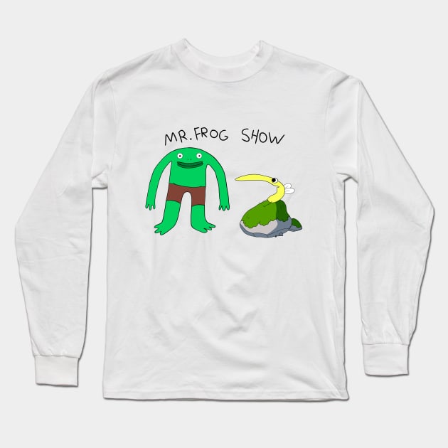 MR. FROG SHOW! Long Sleeve T-Shirt by wenderinf
